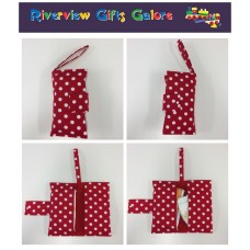 Nappy Wallet - Red with White Spots Nappy Wallet - Red with White Spots